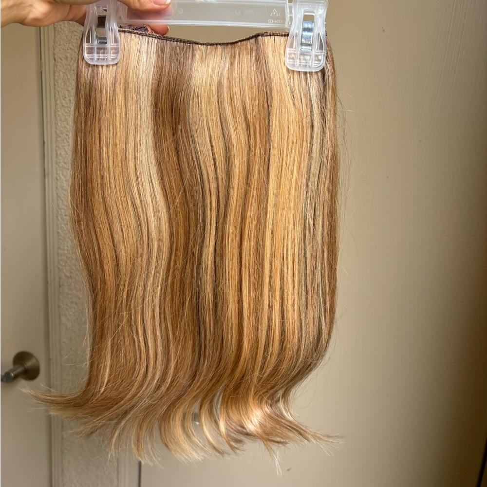 16” HALO EXTENSION IN WARM DIMENSIONAL BLONDE #622. brand new never worn😍
